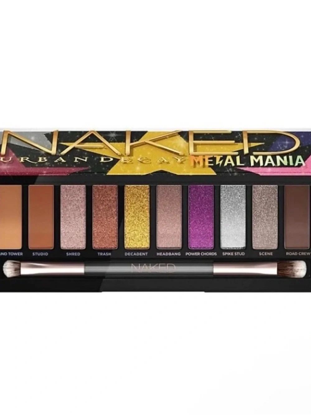 Urban Decay Naked METAL MANIA Eye Shadow Palette ~ New in Box ~ Full Size